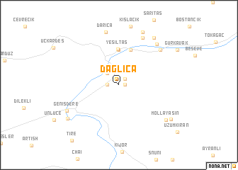 map of Dağlıca