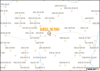 map of Daglienai