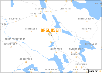 map of Daglösen