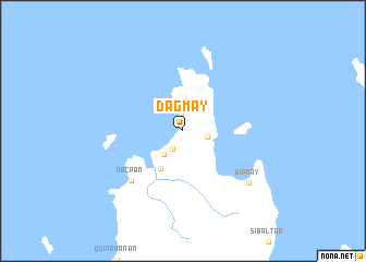 map of Dagmay