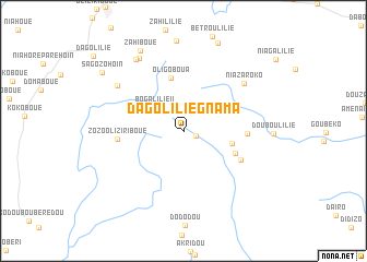 map of Dagolilie Gnama