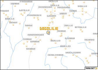 map of Dagolilié