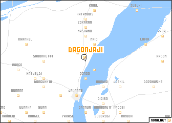 map of Dagon Jaji