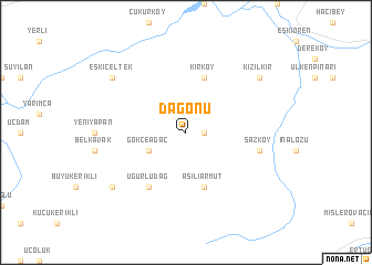 map of Dağönü