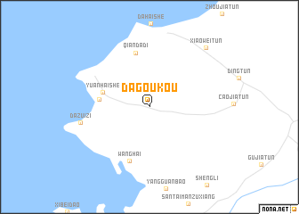 map of Dagoukou