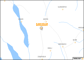 map of Dagour