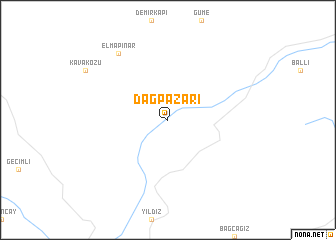 map of Dağpazarı