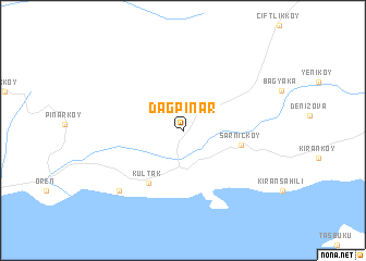 map of Dağpınar