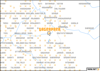 map of Dagrāpāra