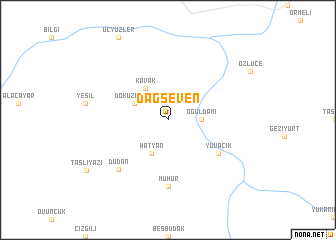 map of Dağseven