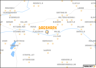map of Dagsmark