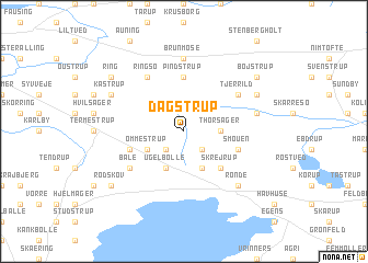 map of Dagstrup