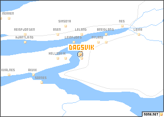 map of Dagsvik