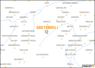 map of Dağtabaklı