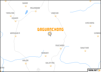 map of Daguanchong