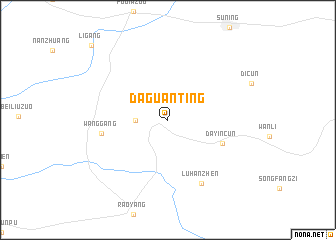 map of Daguanting