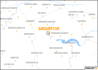 map of Daguantun