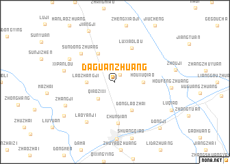 map of Daguanzhuang