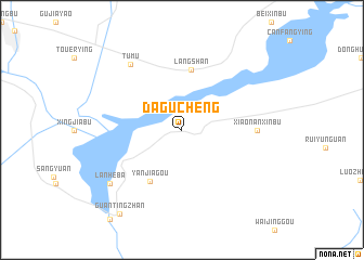 map of Dagucheng