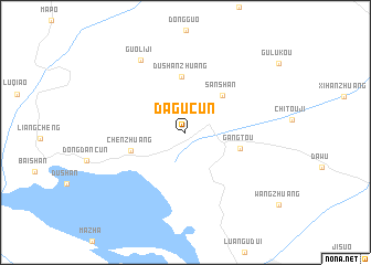map of Dagucun