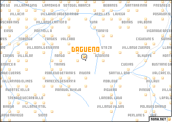 map of Dagüeño