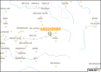 map of Daguioman