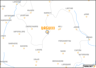 map of Daguixi