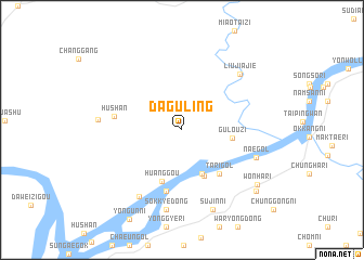 map of Daguling