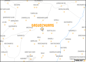 map of Daguozhuang