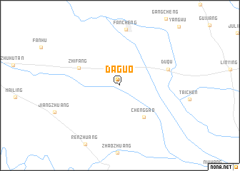 map of Daguo