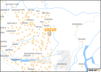 map of Dāgur