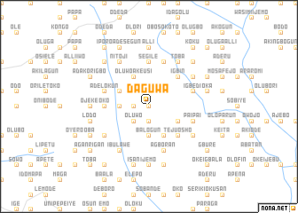 map of Daguwa