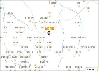 map of Dagu