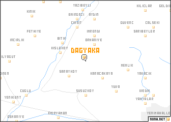 map of Dağyaka