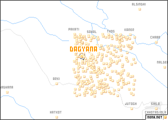 map of Dagyāna