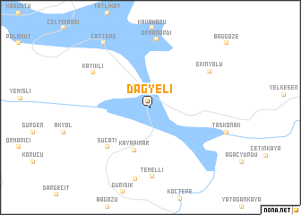 map of Dağyeli