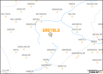 map of Dağyolu