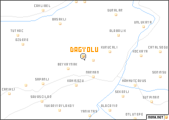 map of Dağyolu