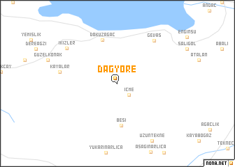 map of Dağyöre