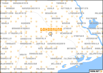 map of Daha-amuna