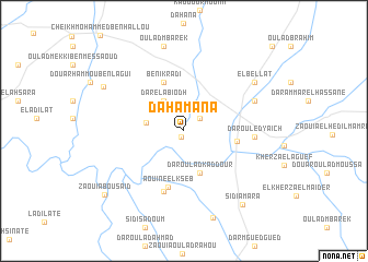 map of Dahamana