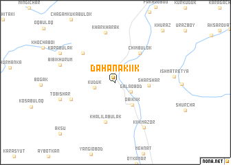 map of Dahanakiik