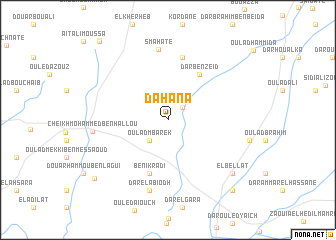 map of Dahana