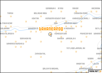 map of Dahan-e ‘Āroq