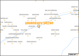 map of Dahan-e Destārzan