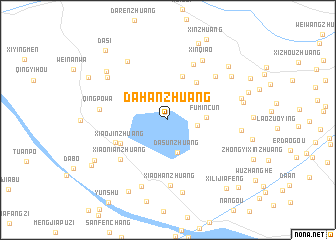 map of Dahanzhuang