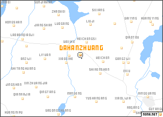 map of Dahanzhuang