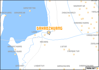 map of Dahaozhuang