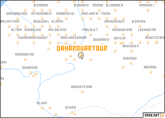 map of Dahar Ou Artour