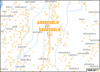 map of Daharwāla